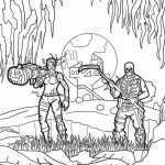 coloriage Fortnite a imprimer gratuitement