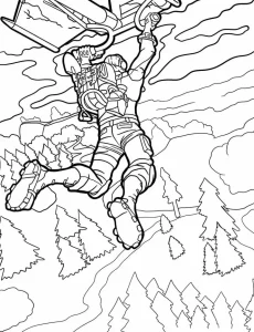 coloriage Fortnite a imprimer gratuitement