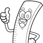 coloriage Fournitures Scolaires à imprimer pour enfant de 8 ans