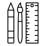 coloriage Fournitures Scolaires a colorier en ligne gratuitement