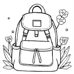 coloriage Fournitures Scolaires pour enfant à imprimer