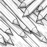 coloriage Fournitures Scolaires a imprimer gratuitement