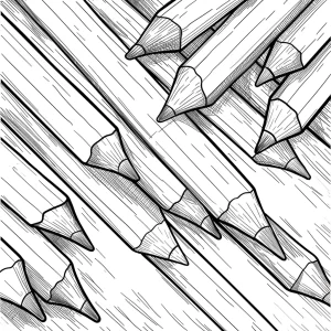 coloriage Fournitures Scolaires a imprimer gratuitement