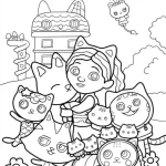 coloriage Gabby Chat a dessiner en ligne