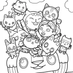 coloriage Gabby Chat pour enfants