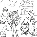 coloriage Gabby Chat pour enfants a imprimer gratuit