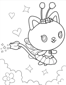 coloriage Gabby Chat à imprimer gratuitement pdf