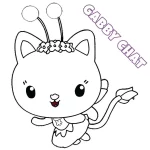 coloriage Gabby Chat gratuit