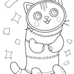 coloriage Gabby Chat pour enfants a imprimer