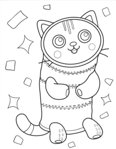 coloriage Gabby Chat pour enfants a imprimer