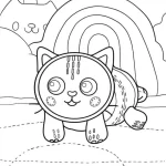 coloriage Gabby Chat pour enfant de 10 ans