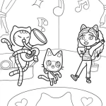 coloriage Gabby Chat à imprimer gratuit