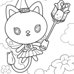 coloriage Gabby Chat à imprimer pdf