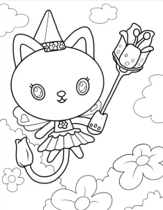 coloriage Gabby Chat à imprimer pdf