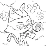 coloriage Gabby Chat à imprimer pdf gratuit