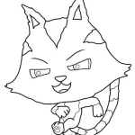 coloriage Gabby Chat a colorier en ligne