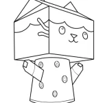coloriage Gabby Chat a imprimer gratuitement