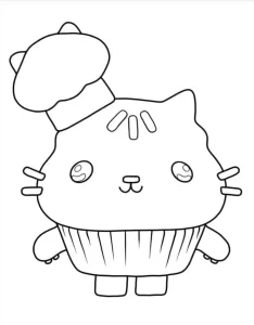 coloriage Gabby Chat à imprimer gratuitement pdf
