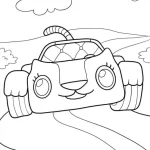 coloriage Gabby Chat pour enfant de 2 ans