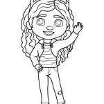 coloriage Gabby Chat pour enfant de 5 ans