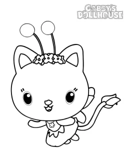 coloriage Gabby Chat a imprimer