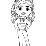 coloriage Gabby Chat à imprimer pour enfant de 10 ans