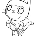 coloriage Gabby Chat à imprimer pdf