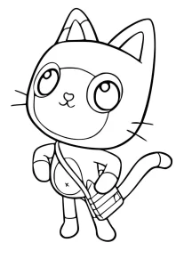coloriage Gabby Chat à imprimer pdf