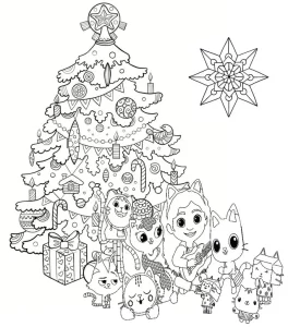 coloriage Gabby Chat pour enfants a imprimer gratuit
