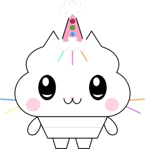 imprimer coloriage Gabby Chat pour enfant