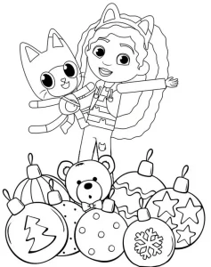 coloriage Gabby Chat pour enfant a imprimer gratuit
