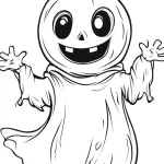coloriage Halloween pour enfant a imprimer gratuit