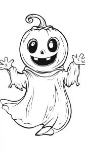 coloriage Halloween pour enfant a imprimer gratuit