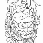 coloriage Halloween et decoupage a imprimer gratuit