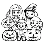 coloriage Halloween pour enfants a imprimer gratuit