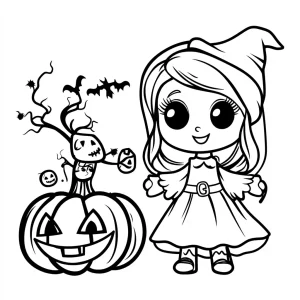 coloriage Halloween à imprimer gratuitement