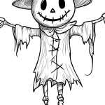 coloriage Halloween pour enfant de 5 ans