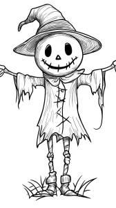 coloriage Halloween pour enfant de 5 ans
