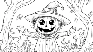coloriage Halloween à imprimer pour enfant de 2 ans