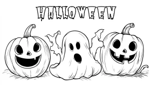 coloriage Halloween a colorier en ligne