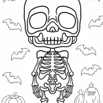 coloriage Halloween à imprimer pour enfant de 4 ans