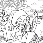 coloriage Halloween à imprimer pdf gratuit
