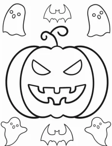 coloriage Halloween a imprimer gratuit