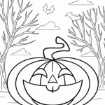 coloriage Halloween à imprimer pour enfant de 10 ans