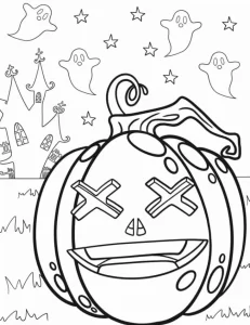 imprimer coloriage Halloween pour enfant