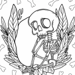 coloriage Halloween pour enfant de 10 ans