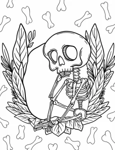coloriage Halloween pour enfant de 10 ans