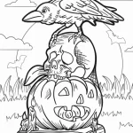 coloriage Halloween à imprimer a4