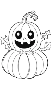 coloriage Halloween pour enfant a imprimer gratuit