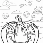 coloriage Halloween pour enfants à imprimer